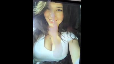 My Cum Tribute for Angie Varona sexy girl big tits