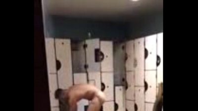 Spy Cam Dude Bare naked in the locker room!