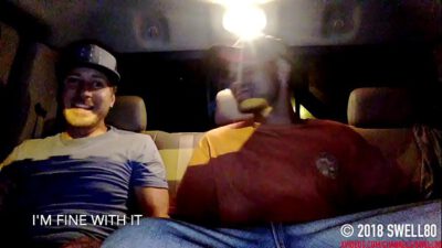 Straight d. latino agrees to jerk it to porn in my truck