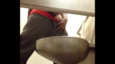 Black guy jerking off spy understall