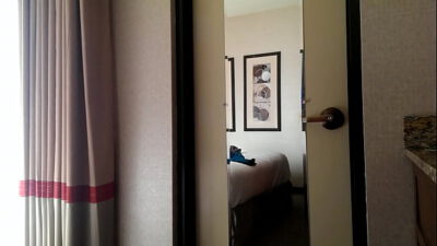 Gay Crossdresser Striptease at a Hotel