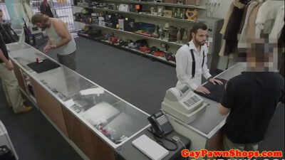 Real pawnee cockriding in pawnshop toilet