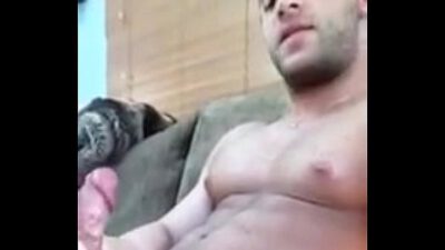 Horny guy multiple cumshot