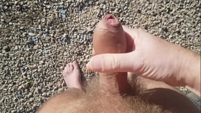 POV Innocent Young UNCUT Naturist Boy Cums Outside in Public – Lots of CUM