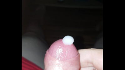 Small cock cumming a lot after 2 hours of edging.