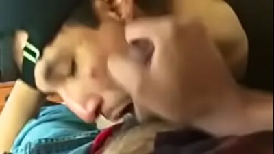 Beau Brando’s small cock cums and balls licked