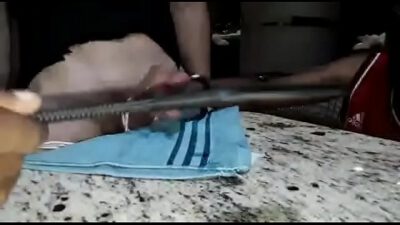 Gozada deliciosa após tortura do pau.