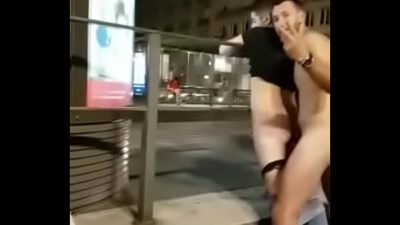 Having fun in the street