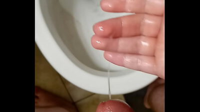 I cum in toilet