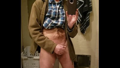 Jerking off small cock