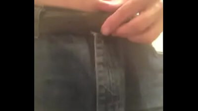 Me striping out of my pants