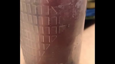 Poor Small White Pecker Tries To Get Big In Pump