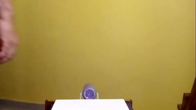 Sigo haciendo mucha gimnasia anal y esta vez me tocó hacer sentadillas