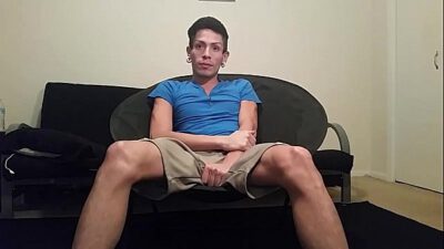 Skinny Twink Shane Beats Off On Webcam
