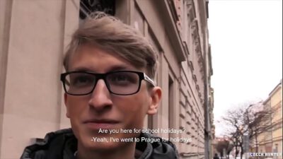 Amateur twink gets barebacked for cash – CZECH HUNTER 524