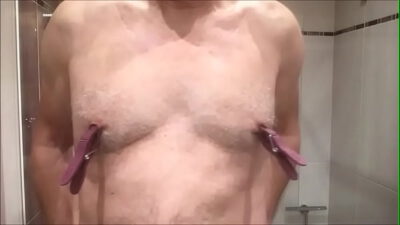 auto nipples working and spanking