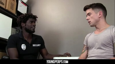 Black Cop Fucked Teen Boy As Punishment