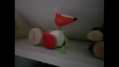 Boy shows off all his Toys he plays with