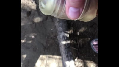 Branle au jus avec sextoy