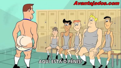 Desenho de Sexo Gay com Universitarios Tarados