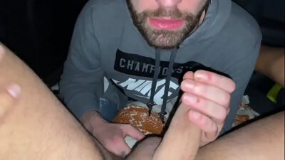 gay sucks a straight guy’s cock, and fingers his ass