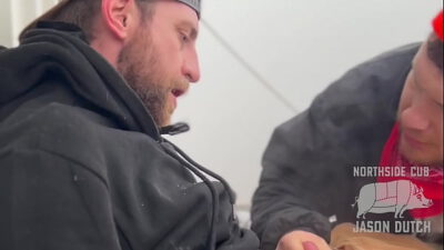 Horny cubby Jason finds some hot street trade by the warehouse