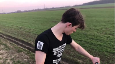 Horny Teenager and Hot Trip by Bicycle ! 1 – TRIP. 2 – CUMSHOT ! / BIG DICK