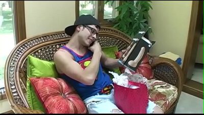 Houston Cummings Dildo Jacking