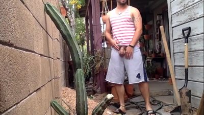 Hung Brazilian taking a PISS