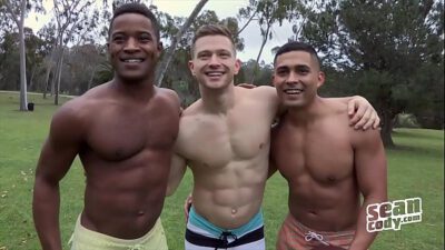 (Landon, Deacon, Asher  Bareback) – Gay Movie – Sean Cody