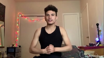 Latin Boy Rio Rodriguez Beating Off