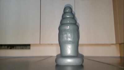 Me fucking myself with a huge buttplug (Part 1)
