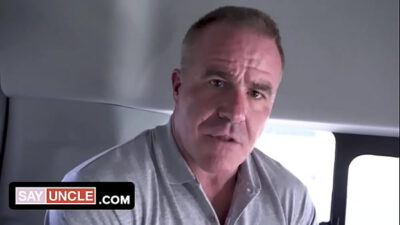 Muscle Hunk Gets Young Stud Into The Rescue Van And Gives Him A Safe Space To Share His Fantasies