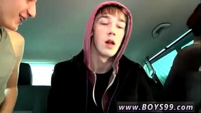 Teen boy spanking gay porn Sexy Kai climbs in out of the rain and