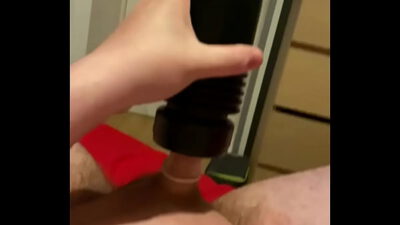 Wanking my hard cock whilst showing my fat body off